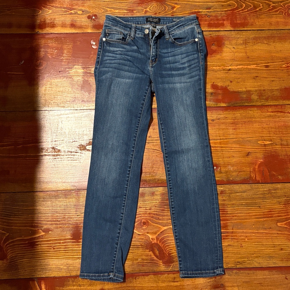 Judy Blue Dark Blue Straight Leg Jeans